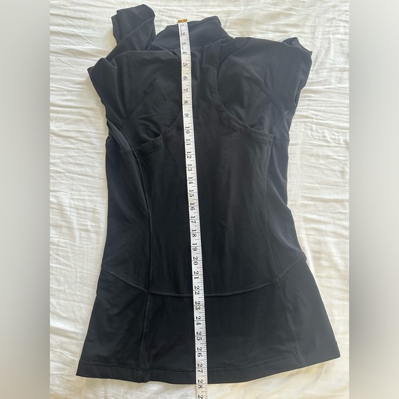 Lululemon Womens Yoga Half Zipper Pull Over Athletic Sweater Black Size 4 - Picture 7 of 9